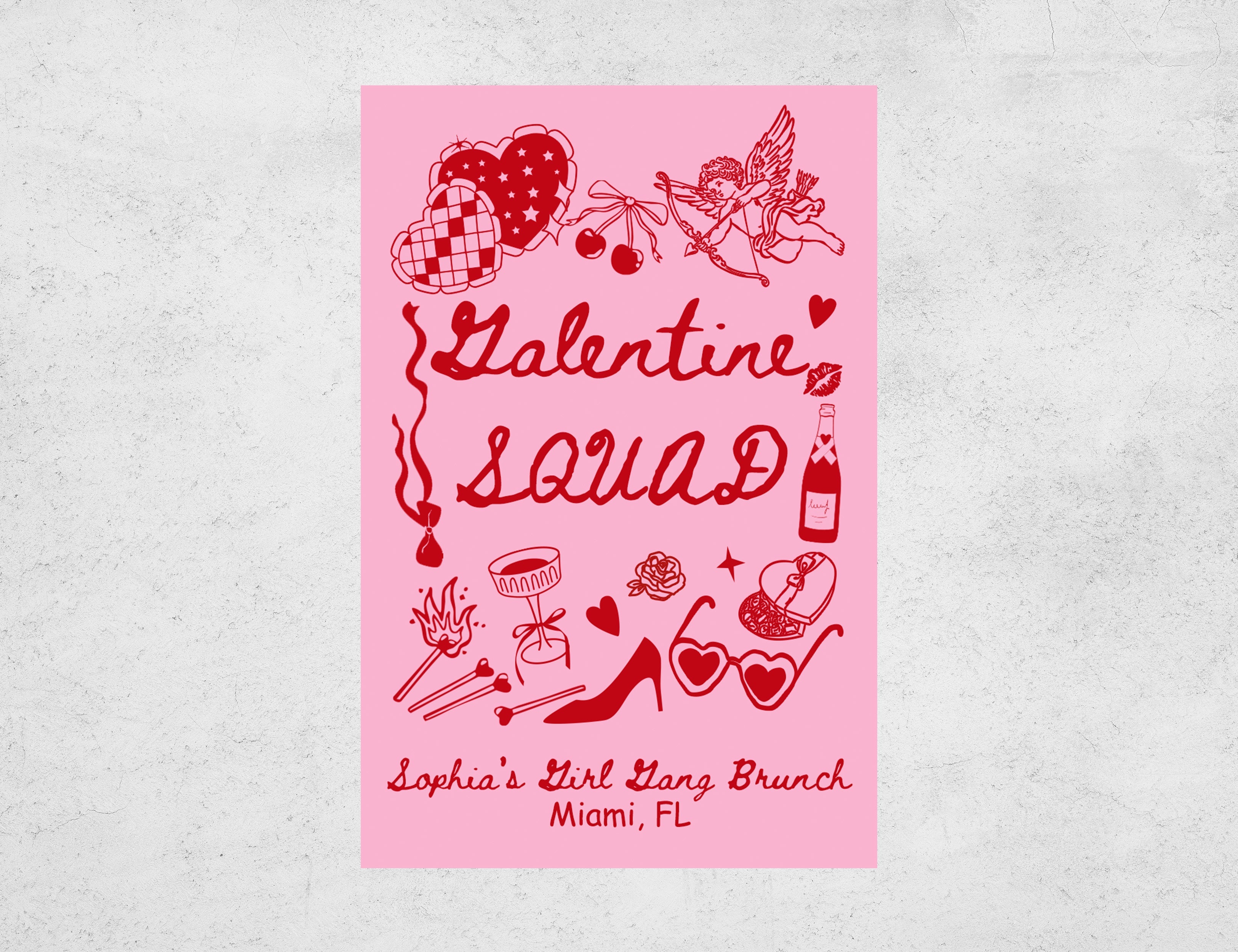Valentine Squad matchboxes with colored matches inside