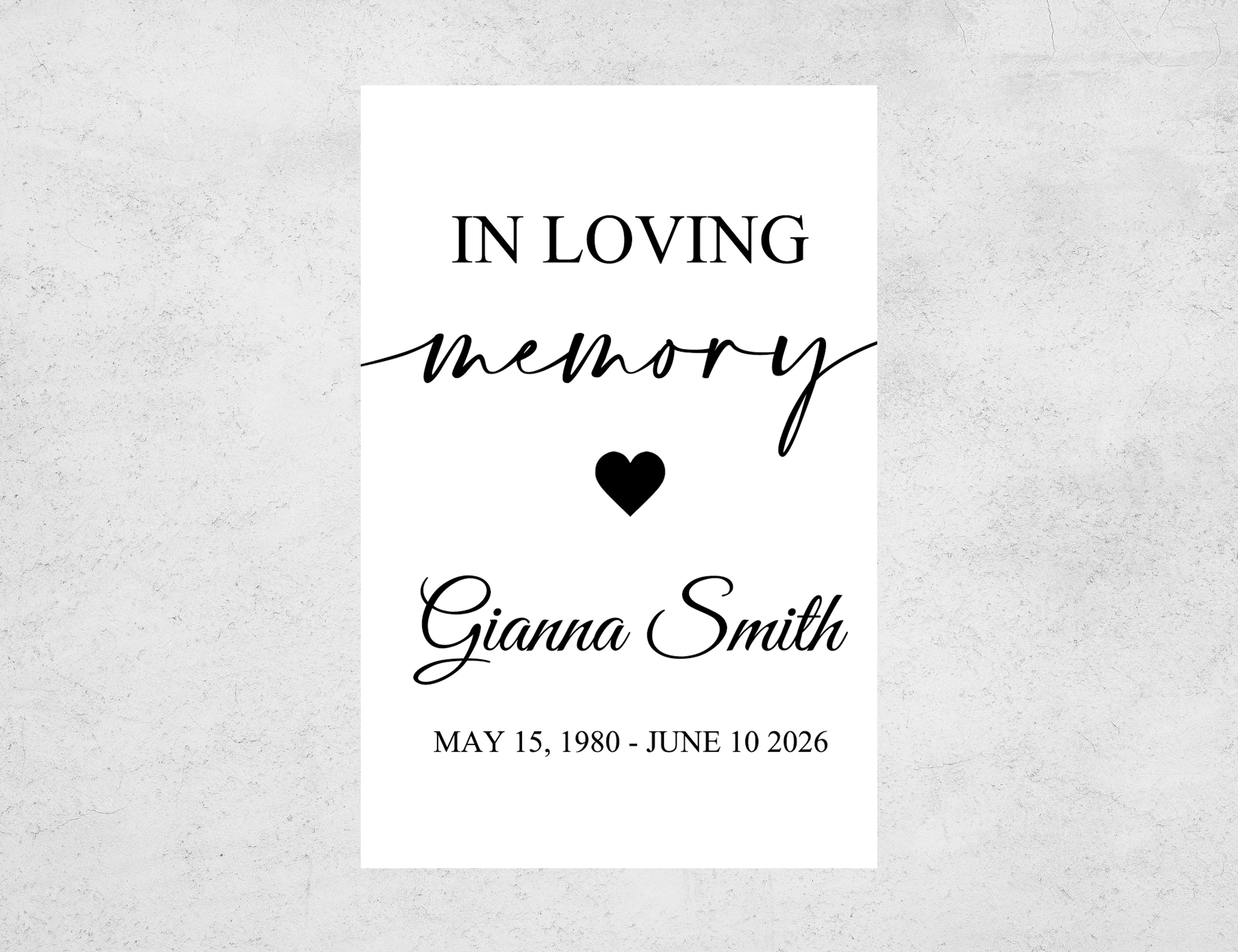 In Loving Memory matchboxes with colored matches inside