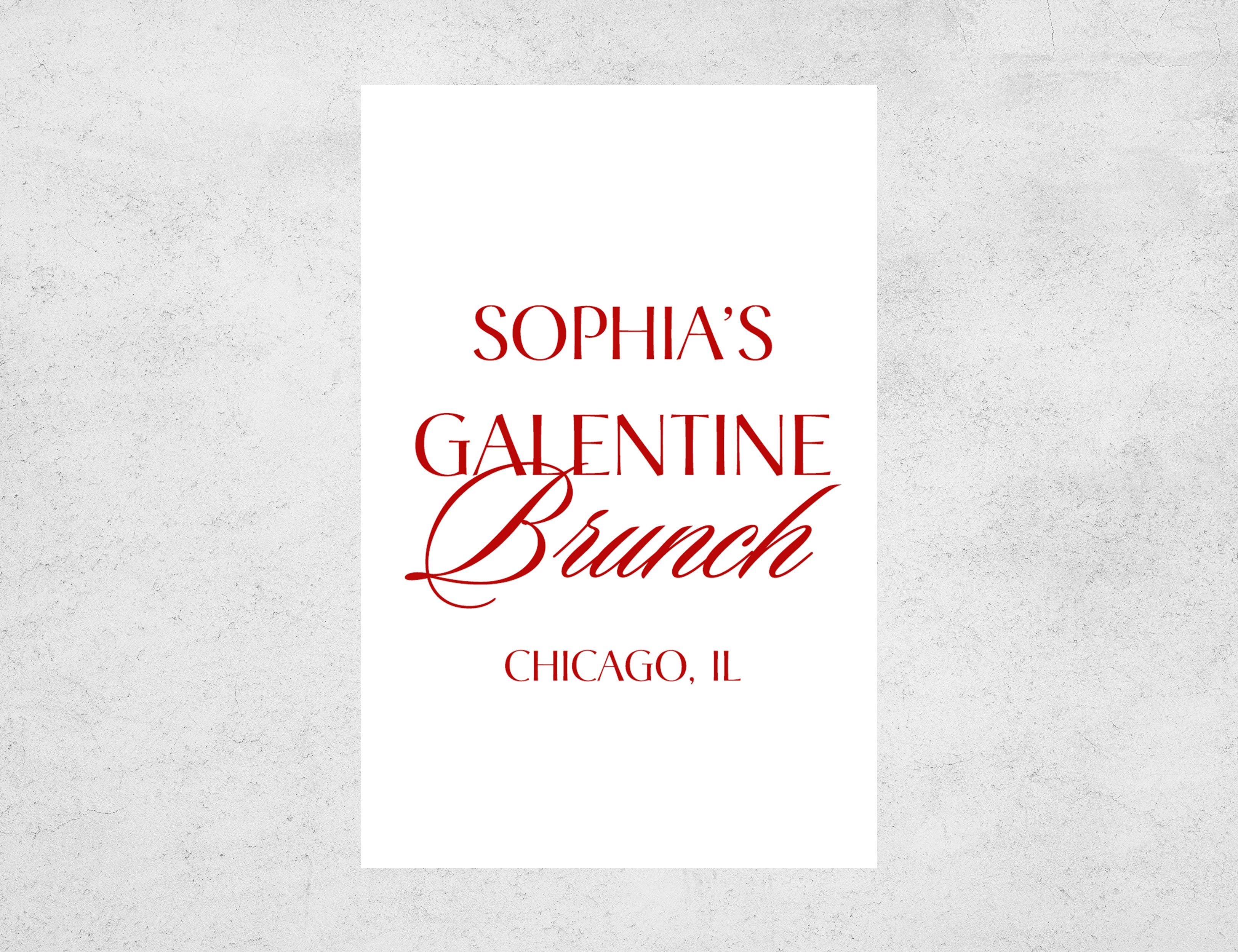 Galentines Day matchboxes with colored matches and cocktail design