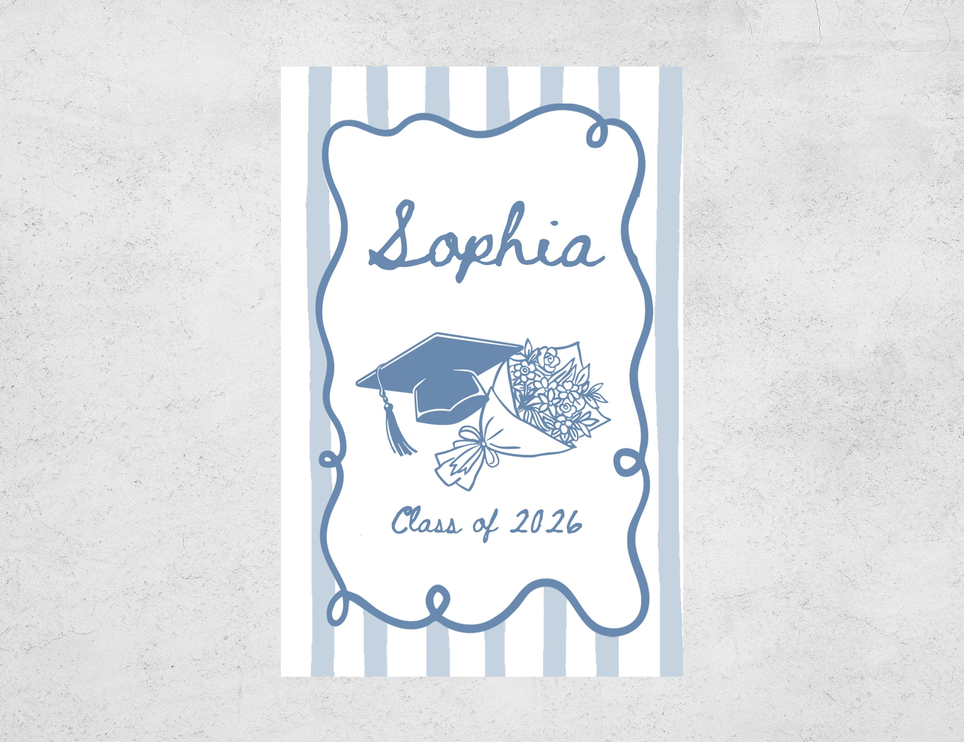 Class of 2026 matchboxes with colored matches inside