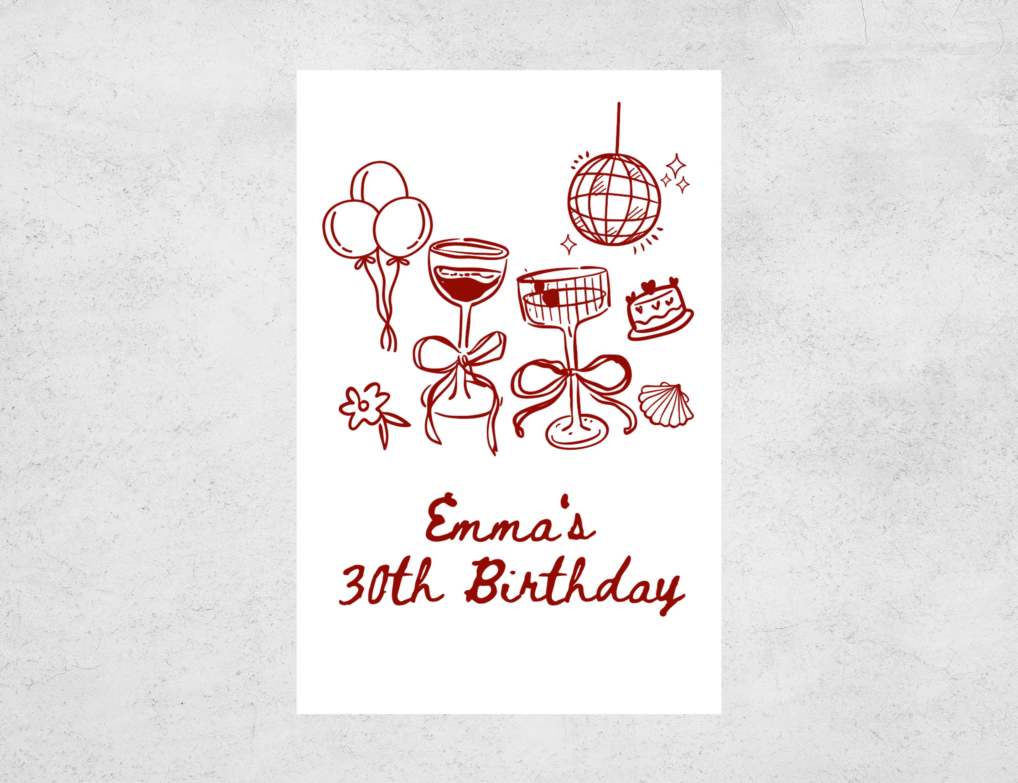 Personalized 30th Birthday Matchboxes - She's Turning 30 Custom Photo & Name Design