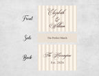 Personalized Wedding Matchboxes with Elegant Script Typography - Lifestyle Setting Display