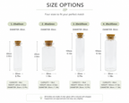Personalized Western Wedding Glass Bottle Matches - Forever Starts Here - Custom Wedding Favors