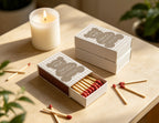 Personalized Baby Shower Matchboxes with Custom Moon Design - Product Scale Reference