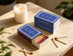 Royal blue lace wedding matchbox size specifications