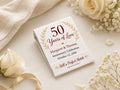 Personalized Anniversary Matchbooks - Front view product showcase with custom design