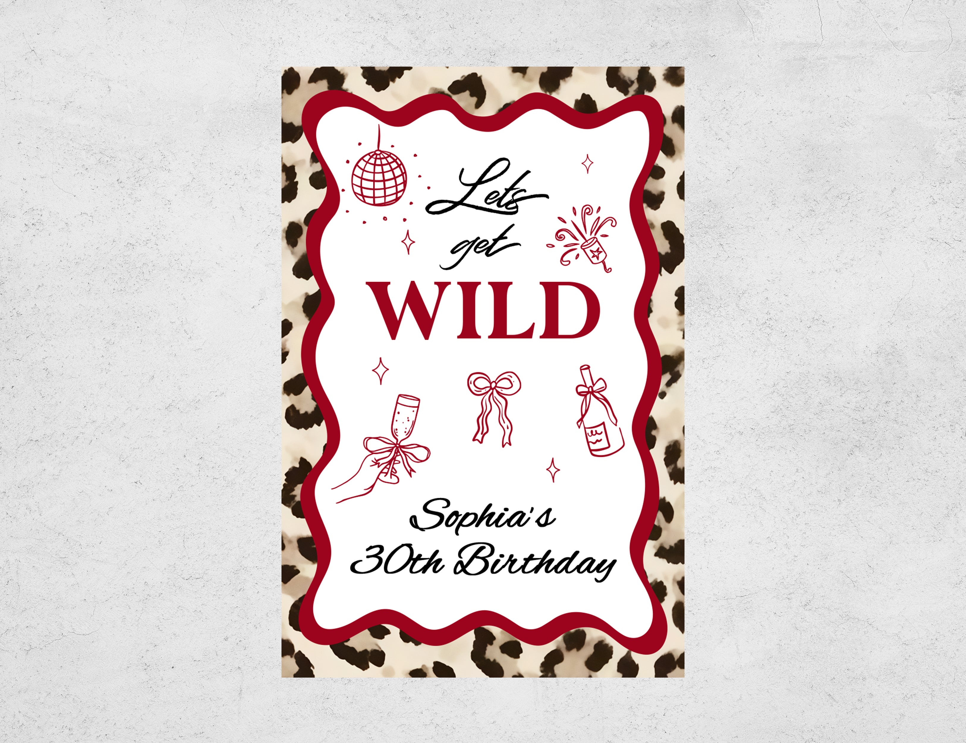 Leopard print matchboxes with colored matches inside