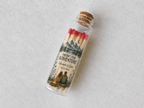 Personalized Elegant Wedding Glass Bottle Matches - A Match Made In Heaven - Custom Wedding Favors