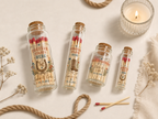 Personalized Western Wedding Glass Bottle Matches - Forever Starts Here - Custom Wedding Favors
