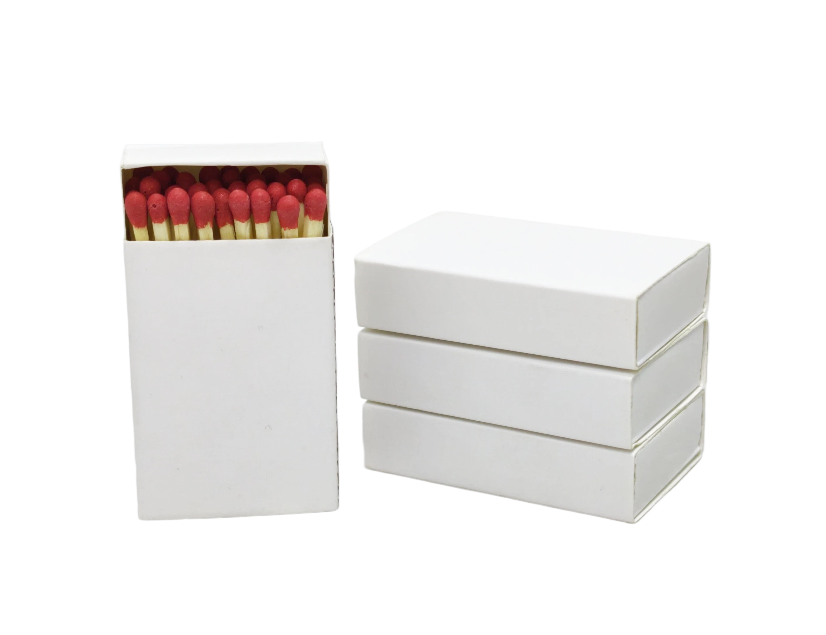 Vertical three-sided custom matchbox size specifications